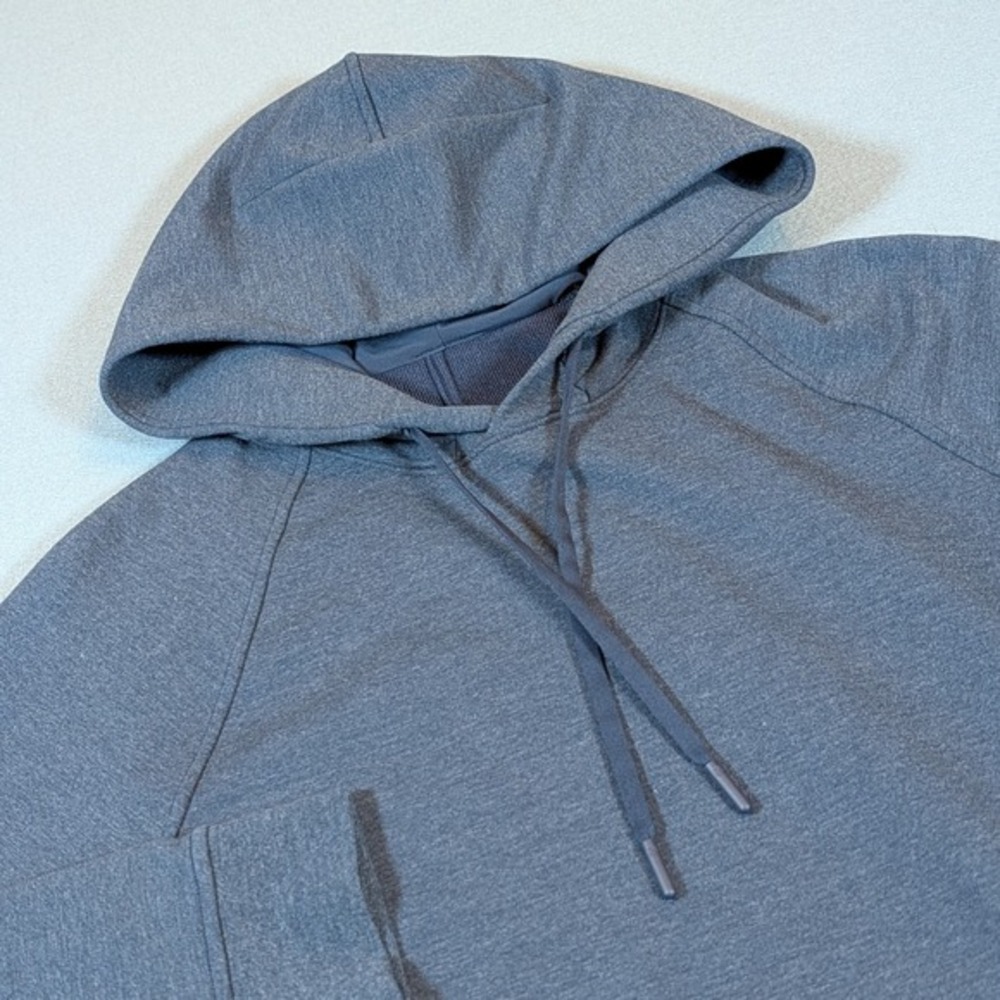 Lululemon Men s ABC Hoodie Pullover Heathered Athleisure Long Sleeve Size S Gray